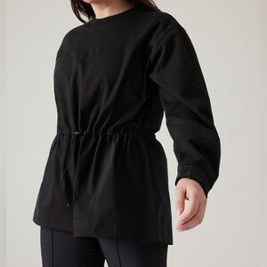 Athleta Black Crew Neck Sweatshirt